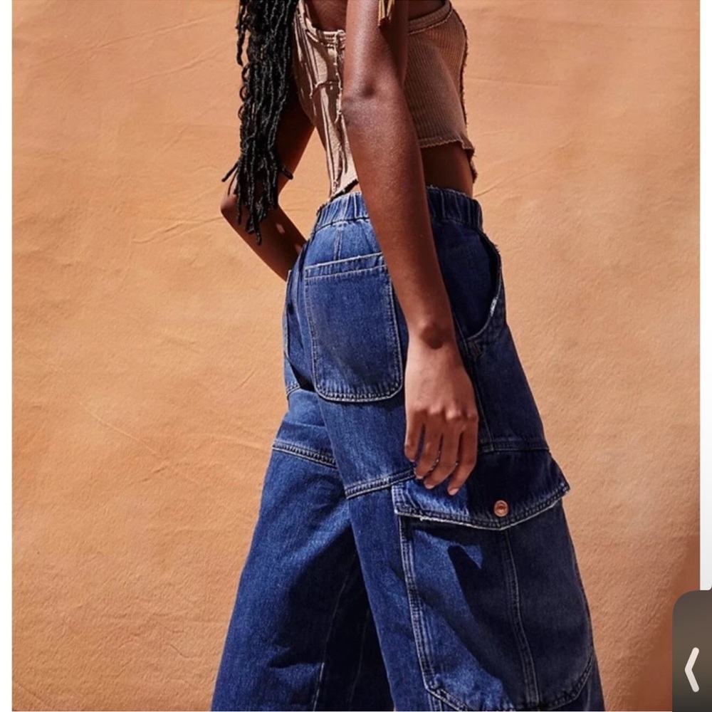 Free People All Star Pull-on Jeans, size large, NWOT